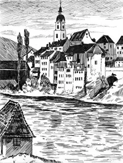 Images Dated 23rd January 2017: Drawing by Harold Auerbach, Olten, Switzerland