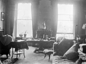 Drawing room of a country house, South Wales