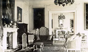 Drawing Room, Kilconquhar House, Kilconquhar, Fife, Scotland Date: 1930s