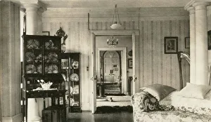 Marsh Prints: The Drawing Room, Oddington House, Moreton-in-Marsh, Glos