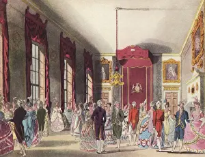 1750 Prints: Drawing Room, St. James Palace c. 1750