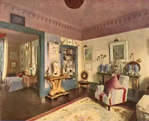 Modernist Prints: The Drawing Room in the well-known Modernist Poet Captain Osbert Sitwells House in