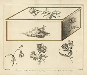 Cutout Prints: Drawings for embroidery designs in drawn-thread and cutout style