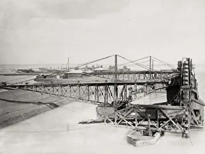 Transportation System Prints: Dredger, Port Said, Suez Canal
