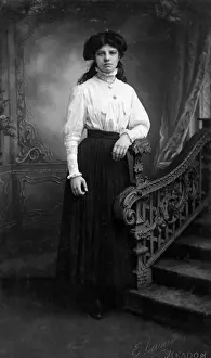 Gathered Prints: Dress & Blouse C. 1905
