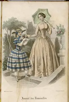 Buttoned Prints: Dress with Buttons 1846