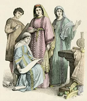 Images Dated 7th September 2017: Dress - Early Christians