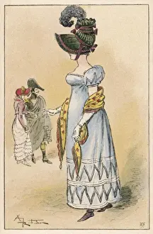 Puffed Prints: Dress of First Empire