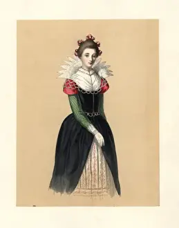 Protectorate Prints: Dress during the Protectorate, 1653-1659, based