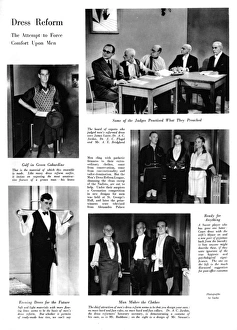 Images Dated 10th August 2015: Dress Reform - The Attempt to Force Comfort Upon Men