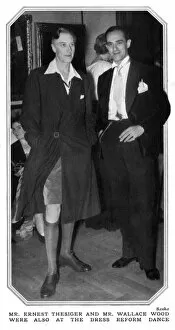 Images Dated 10th August 2015: Dress Reform Dance. Mr. Ernest Thesiger and Mr. Wallace Wood
