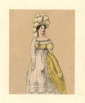 Dress of the reign of George IV, 1820-1830 Dress of the reign of George IV, 1820-1830