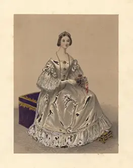 Jewelry Prints: Dress of the reign of William IV, 1830-1837