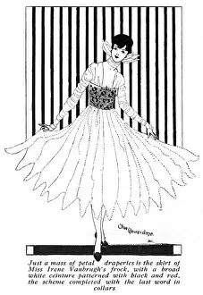 Ceinture Prints: Dress worn by Miss Irene Vanburgh, 1916
