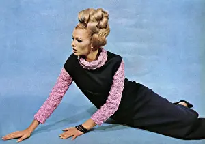 Yves Prints: Dress by Yves St Laurent, 1963