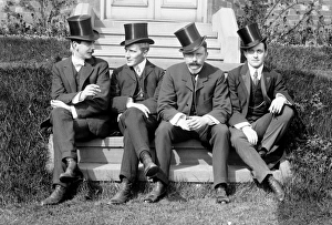 Forster Collection: Four well dressed Edwardian men