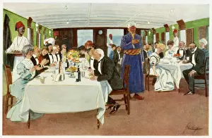 Dine Prints: Dressed up on the Nileboat