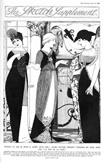 Dresses designed by Paul Iribe for La Rue de la Paix