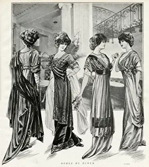 Corsage Prints: Dresses for dining 1910