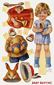 Images Dated 26th January 2016: Dressing doll. Baby Bunting