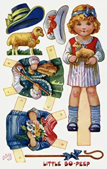 Dressing doll. Little Bo-Peep