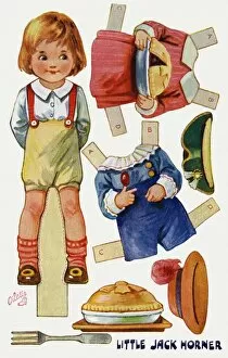 Images Dated 26th January 2016: Dressing doll. Little Jack Horner