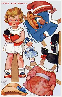 Dressing doll. Little Miss Britain