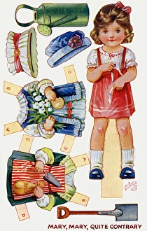 Images Dated 26th January 2016: Dressing doll. Mary Mary Quite Contrary