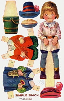 Images Dated 26th January 2016: Dressing doll. Simple Simon