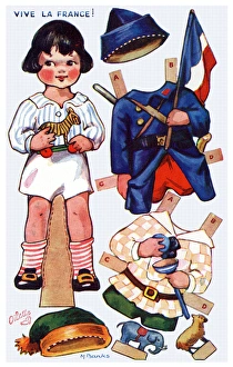 Dressing doll. . Vive La France