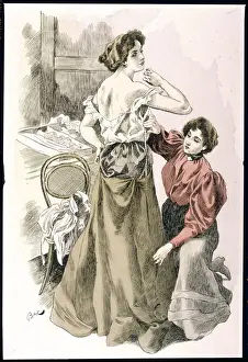 At the Dressmaker 1895