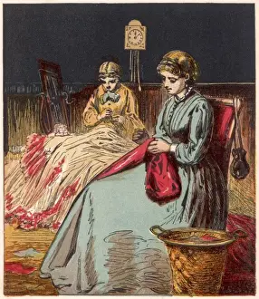 Dressmakers Work at Home