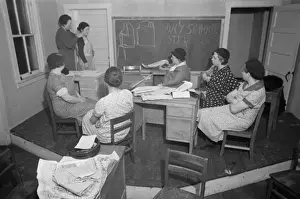 Pleasant Prints: Dressmaking group, Westmoreland Homesteads, Mount Pleasant