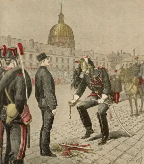 Images Dated 1st December 2020: Dreyfus is formally and publicly degraded after his condemnation as a traitor Date