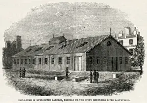 Sep17 Prints: Drill shed in Burlington Gardens