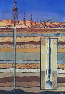 Bore Gallery: Drilling an Oil Well - Boring by Turbine