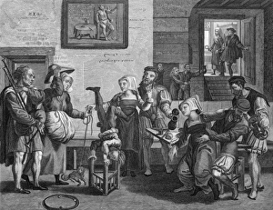 Images Dated 13th January 2012: Drinking in Flemish Pub