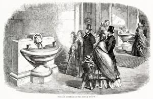 Sidney Collection: Drinking Fountain at the British Museum 1860