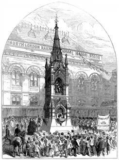 Drinking Fountain outside Bow Station, London, 1872