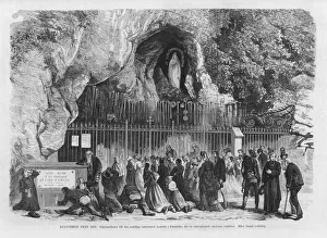 Admire Gallery: Drinking holy water at the Lourdes Grotto