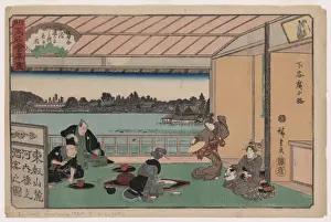 Drinking party at restaurant Kawachiro