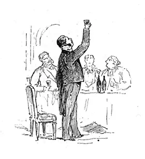 Connoisseur Prints: Drinking Wine