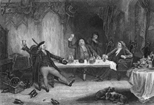 Drinks in Baronial Hall