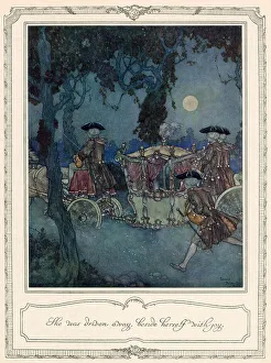 Postillion Prints: She was driven away, beside herself with joy