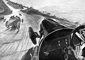 Mechanics Collection: Drivers view at Brooklands