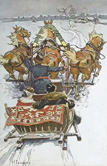 Nikolai Prints: Driving a Troika - Samokish