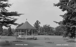 Bandstand Prints: Droitwich Park Bandstand