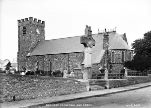 Dromore Prints: Dromore Cathedral and Cross
