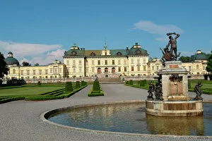 Sculptures Collection: Drottningholm Palace, Stockholm, Uppland, Sweden