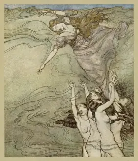 Receive Prints: Drowning Girl